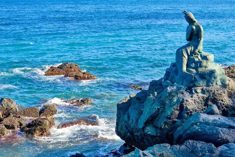 View of Dongbaekseom in Haeundae, Busan
