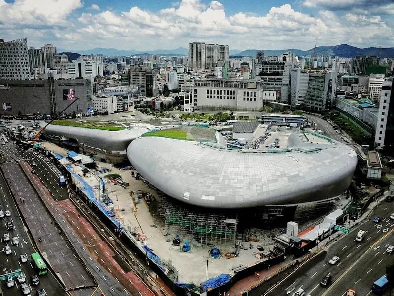 Dongdaemun Design Plaza (DDP) cultural center in Seoul, SEL