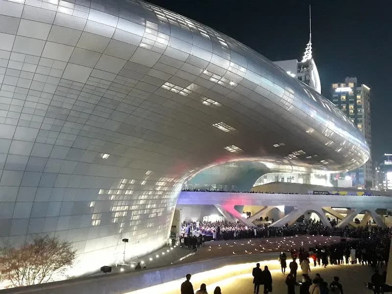 View of Dongdaemun Design Plaza (DDP) in Seoul, SEL