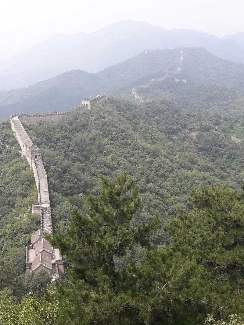 View of Dongjing Lake Park in Zhangjiakou, Beijing