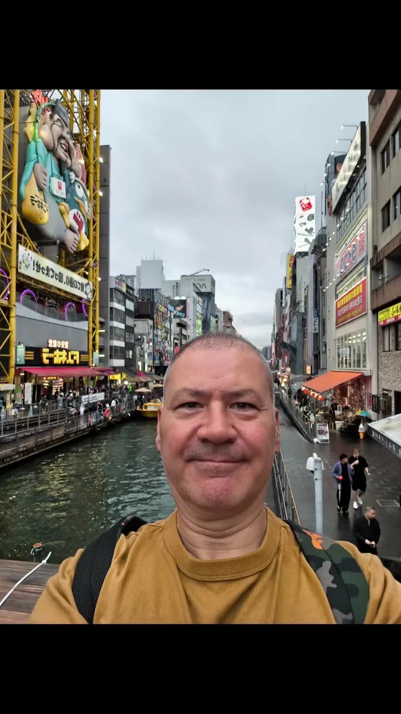View of Dotonbori in Osaka, OS