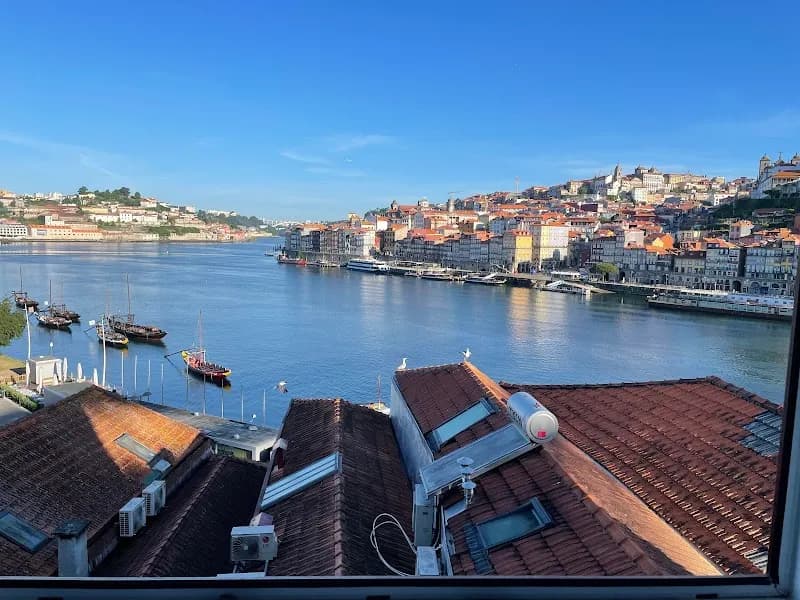View of Douro Riverside Playground in Massarelos, Porto