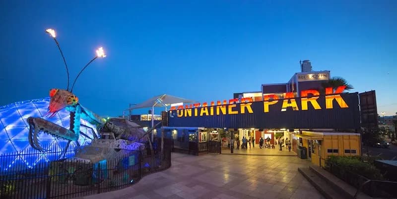 Downtown Container Park shopping mall in Las Vegas, NV