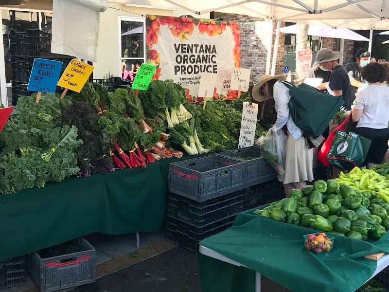 View of Downtown Los Altos Farmers' Market in Los Altos, CA