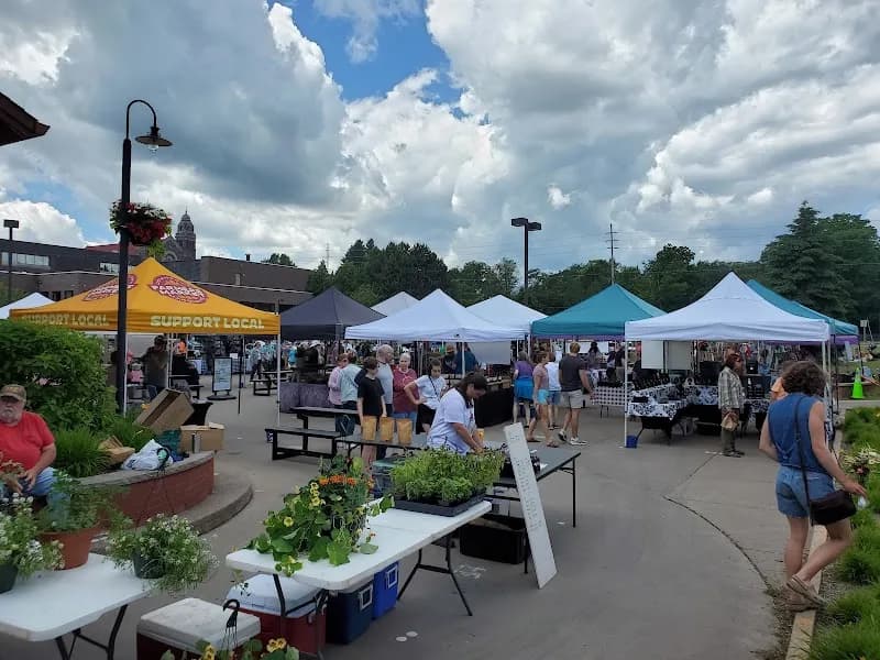 View of Downtown Marquette Farmers Market in Marquette, MI