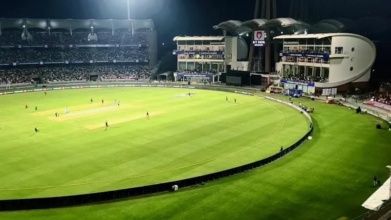 View of Dr D.Y.Patil Stadium in Navi Mumbai, MH