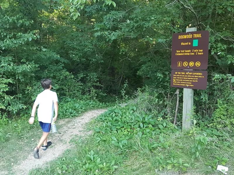 View of Dr. Edmund A. Babler Memorial State Park in Wildwood, MO