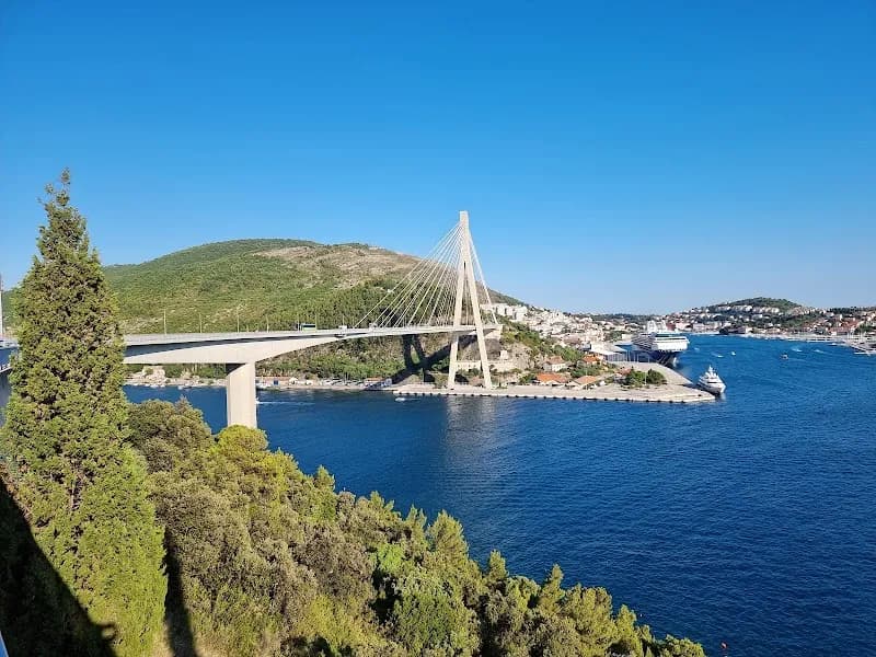 Dr. Franjo Tuđman Bridge bridge in Dubrovnik, DN