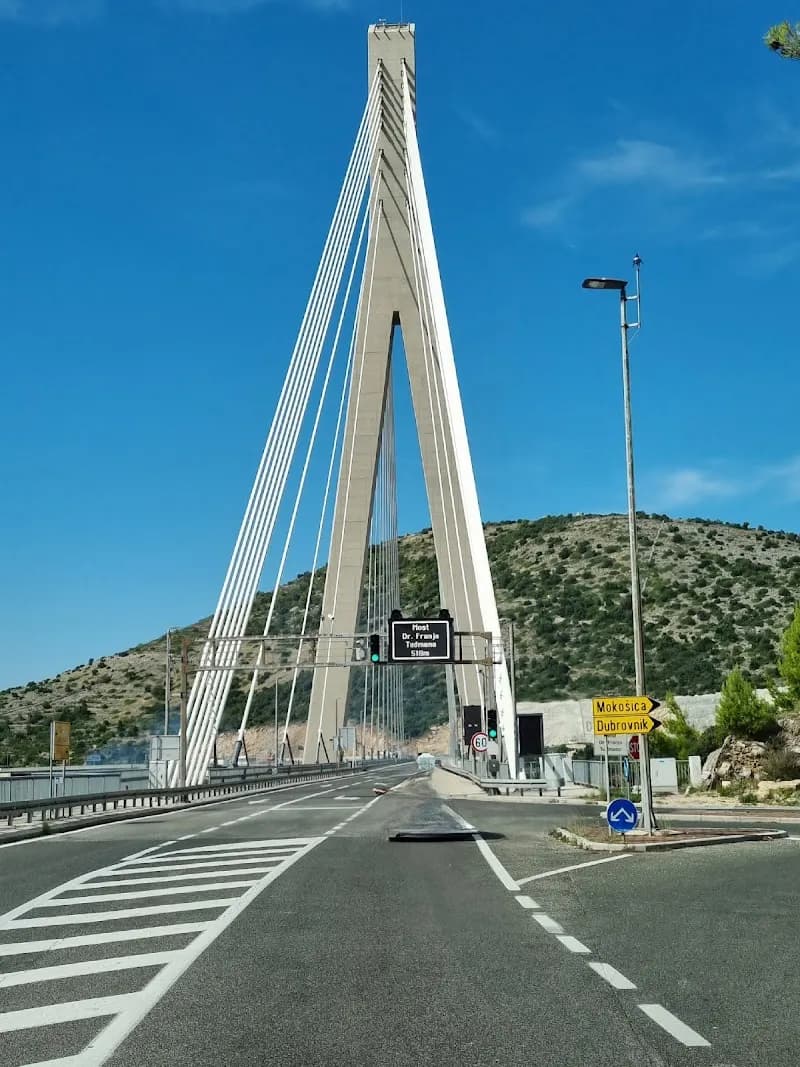 View of Dr. Franjo Tuđman Bridge in Dubrovnik, DN