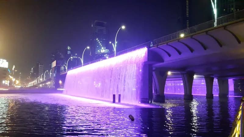 View of Dubai Water Canal Boardwalk in Business Bay, Dubai