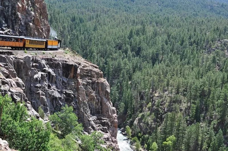 Durango and Silverton Narrow Gauge Railroad route in Durango, CO