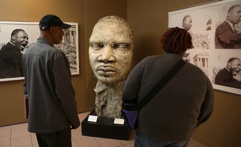 View of DuSable Black History Museum and Education Center in Chicago, IL