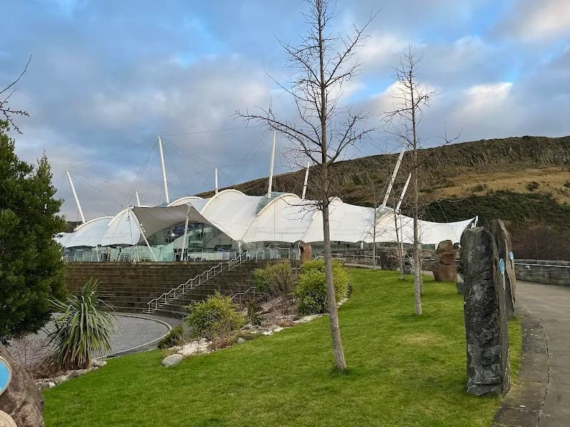 View of Dynamic Earth in Edinburgh, SCT