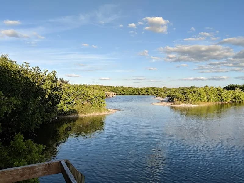 View of E.G. Simmons Conservation Park in Apollo Beach, FL