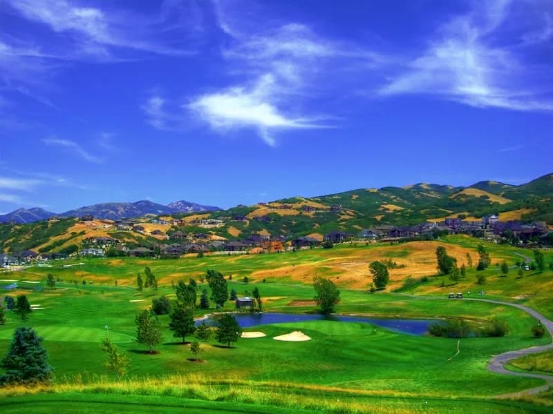 View of Eaglewood Golf Course in North Salt Lake, UT