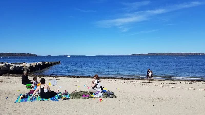 View of East End Beach in Portland ME, ME