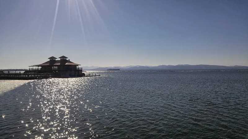 View of ECHO, Leahy Center for Lake Champlain in Burlington, VT