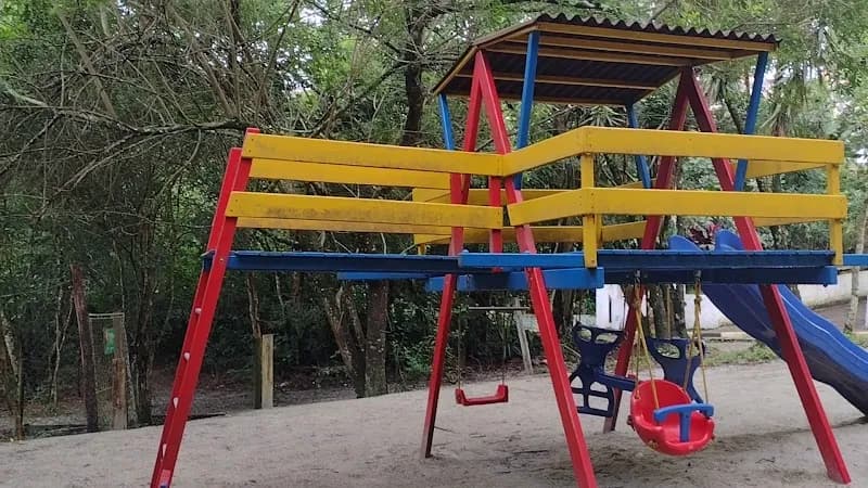 View of Ecological park Jandira in Jandira, SP