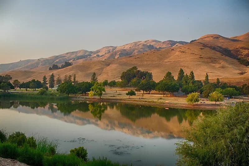View of Ed R. Levin County Park in Milpitas, CA