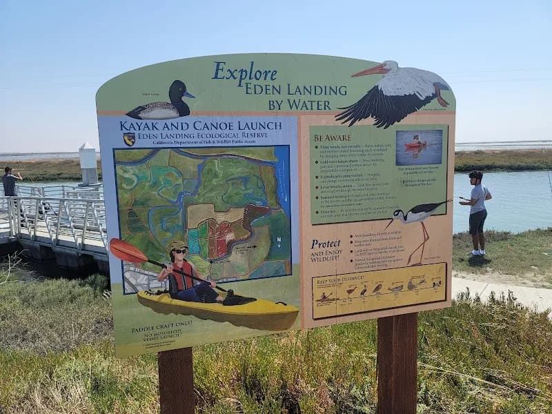 View of Eden Landing Ecological Reserve in Hayward, CA