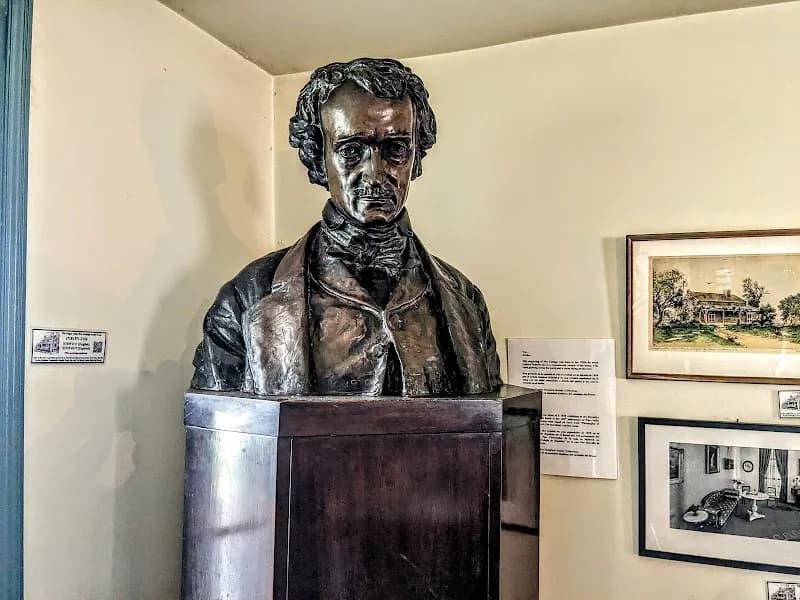 View of Edgar Allan Poe Cottage in Bronx, NY