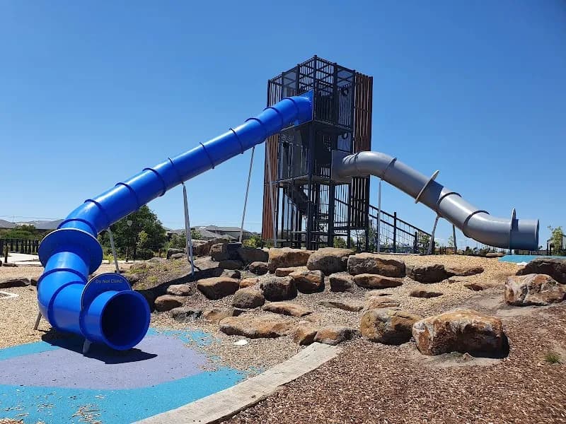 Edgars Creek Reserve park in Reservoir, VIC
