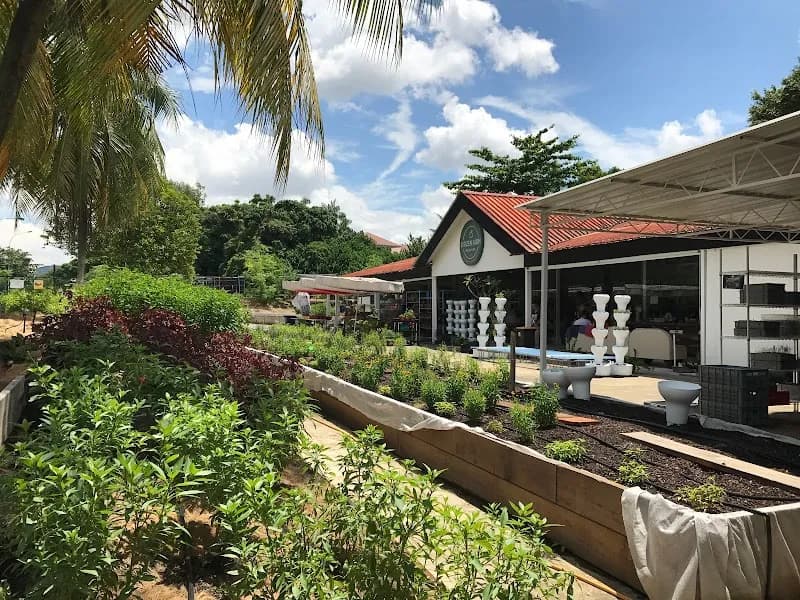 View of Edible Garden City in Punggol, SG