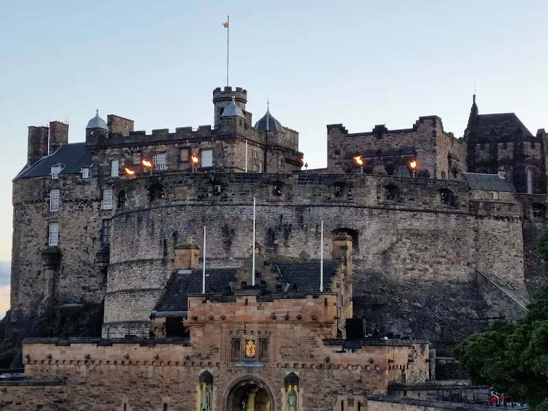View of Edinburgh Castle in Edinburgh, SCT