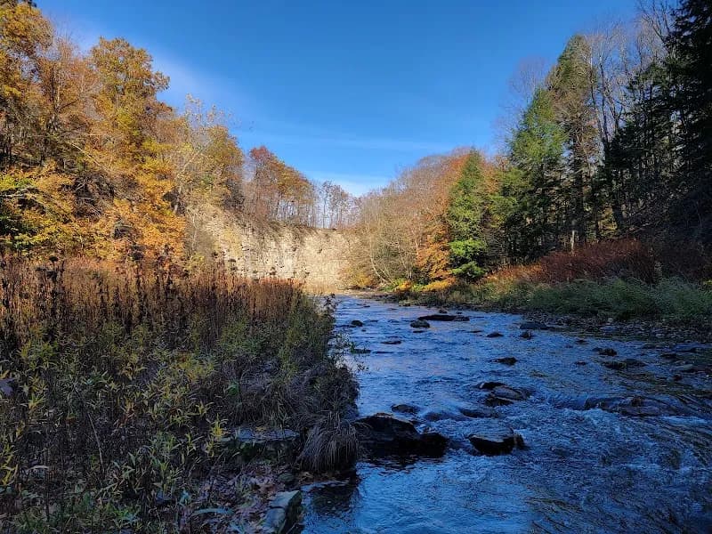 View of Eighteenmile Creek Conservation Park in Hamburg, NY