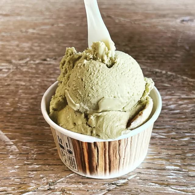 View of Eis Café Colosseo in Dachau, BY