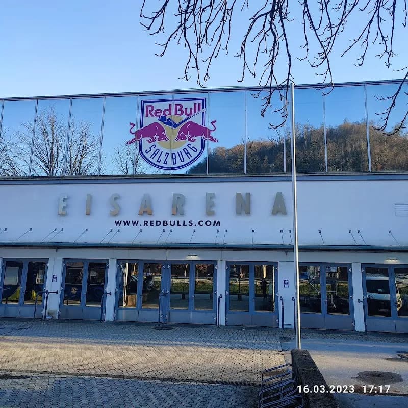 View of Eisarena Salzburg / Kunsteisbahn in Salzburg, SBG