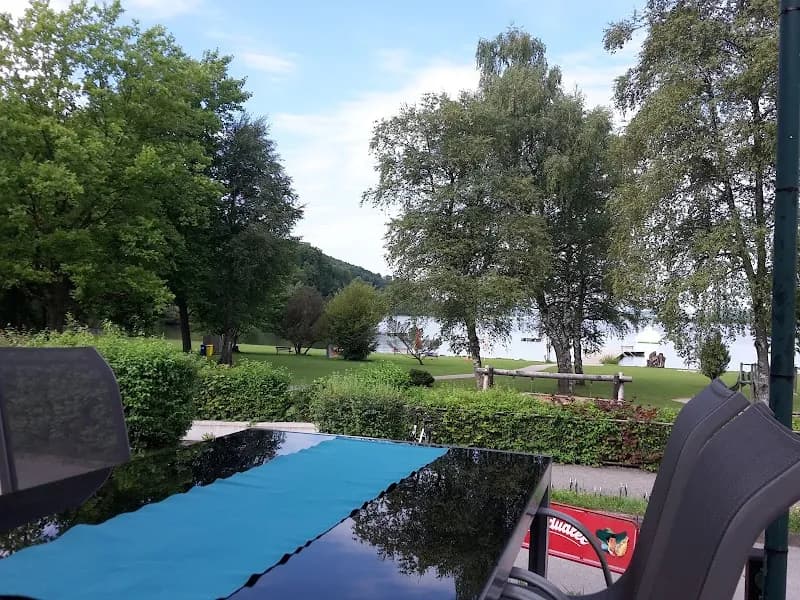 View of Eissalon am See in Neumarkt am Wallersee, Salzburg