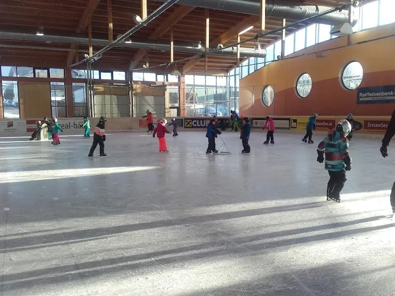 View of Eissporthalle Mondsee in Thalgau, Salzburg