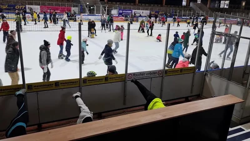 View of Eisstadion Geretsried in Martinsried, BY