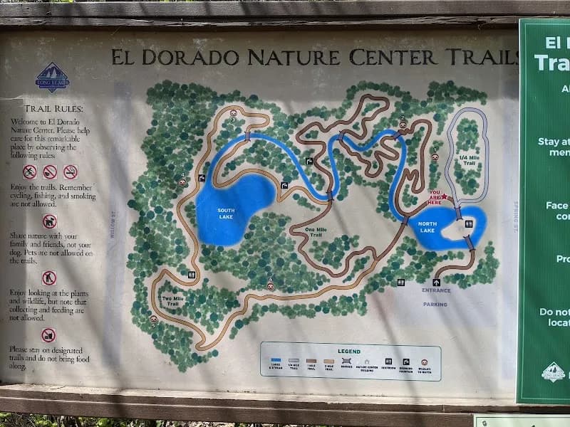 View of El Dorado East Regional Park in Long Beach, CA