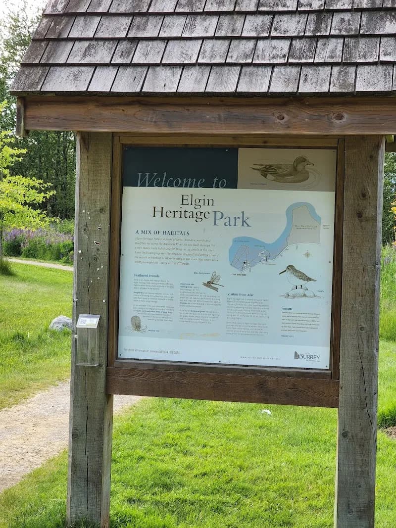 View of Elgin Heritage Park in Surrey, BC