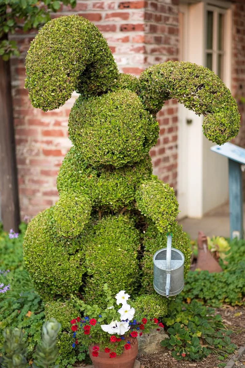 View of Elizabeth F. Gamble Garden in Palo Alto, CA