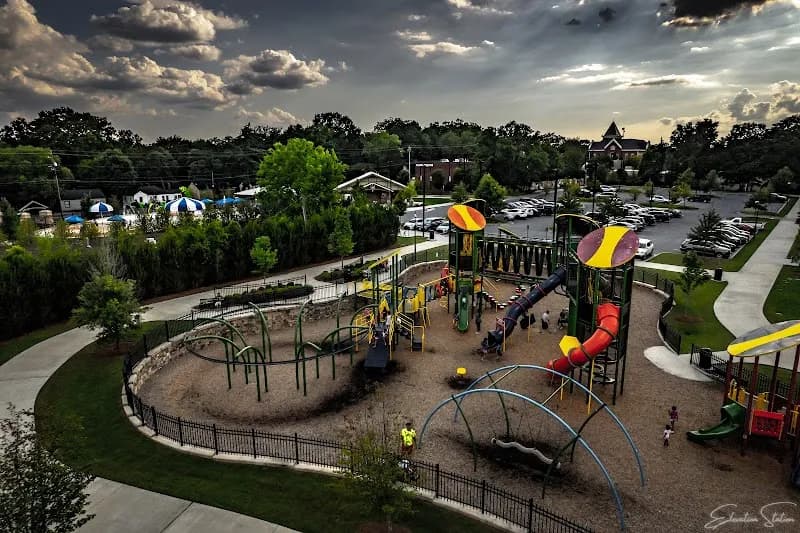 View of Elizabeth Porter Park & Sprayground in East Cobb, GA