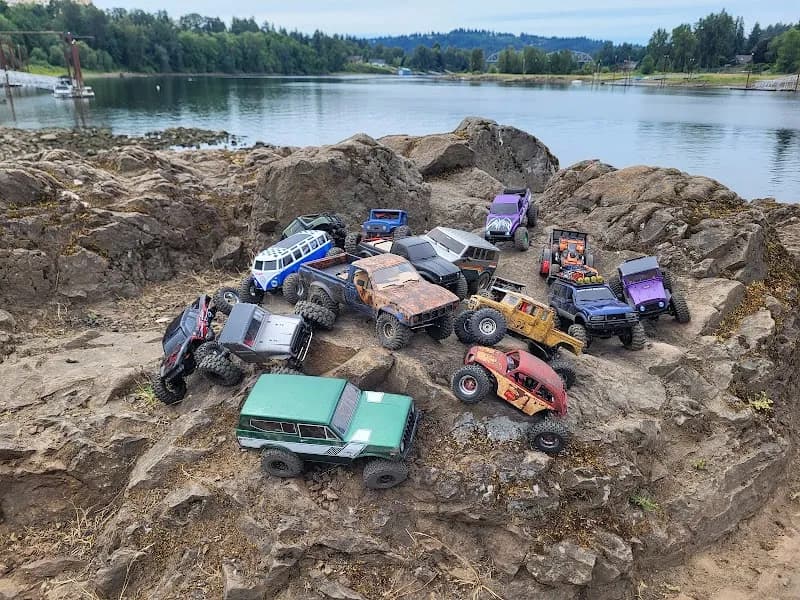 View of Elk Rock Island in Milwaukie, OR