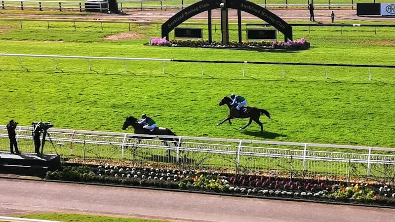 View of Ellerslie Racecourse in Ellerslie, AKL
