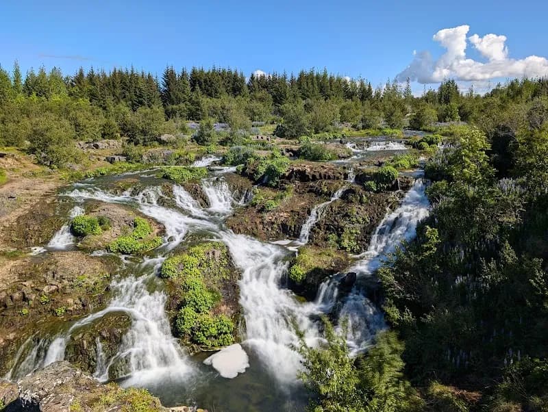 View of Elliðaárdalur in Árbær, CR