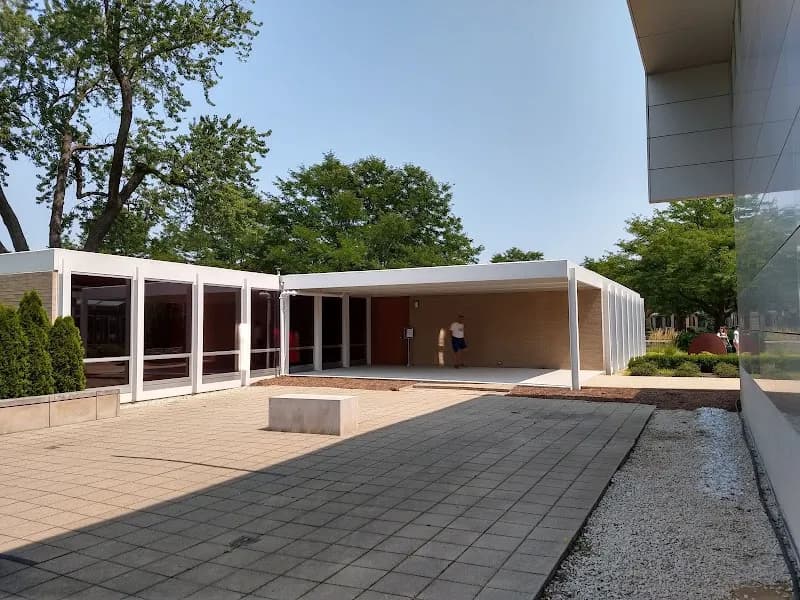 View of Elmhurst Art Museum in Elmhurst, IL