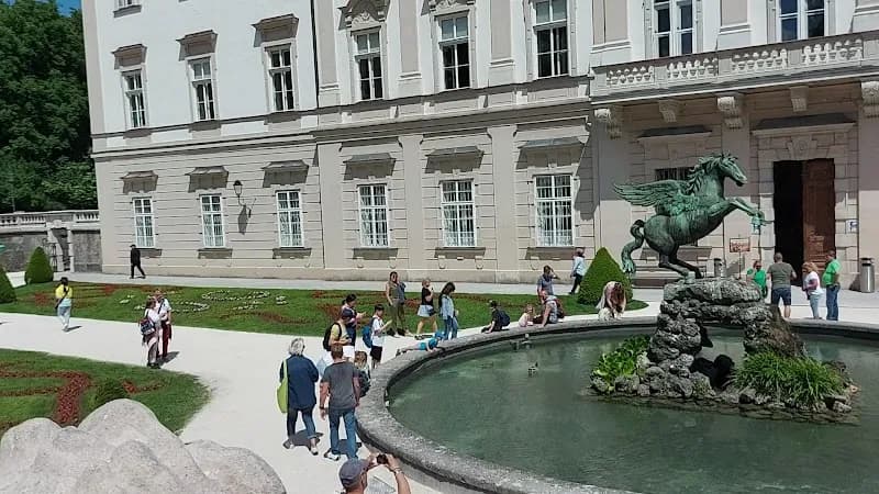 View of Elsbethen Botanical Garden in Elsbethen, Salzburg