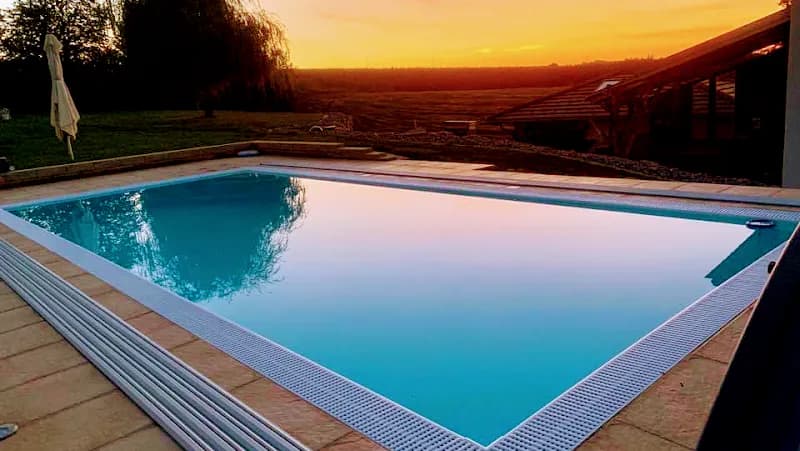 View of Elsbethen Swimming Pool in Elsbethen, Salzburg
