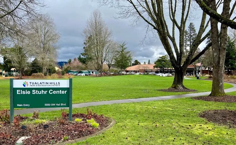 View of Elsie Stuhr Center in Beaverton, OR