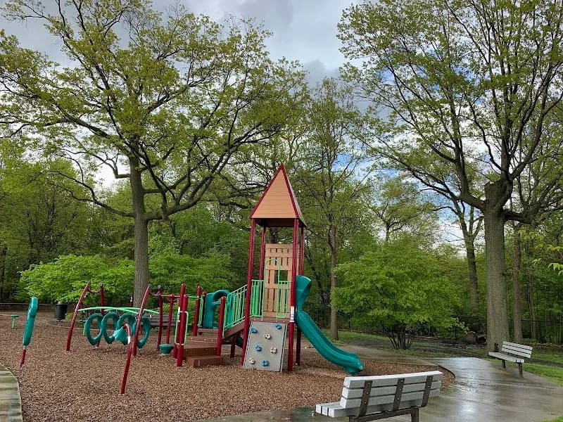 View of Emily Oaks Nature Center in Skokie, IL