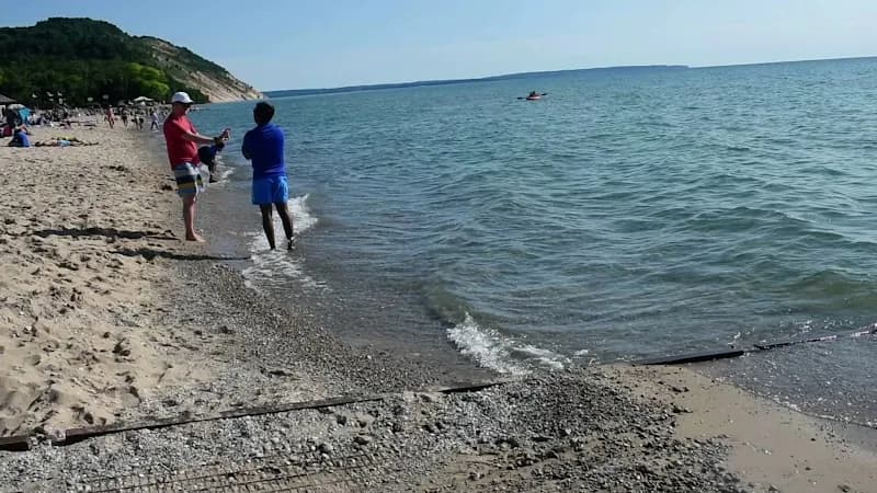 View of Empire Beach in Empire, MI