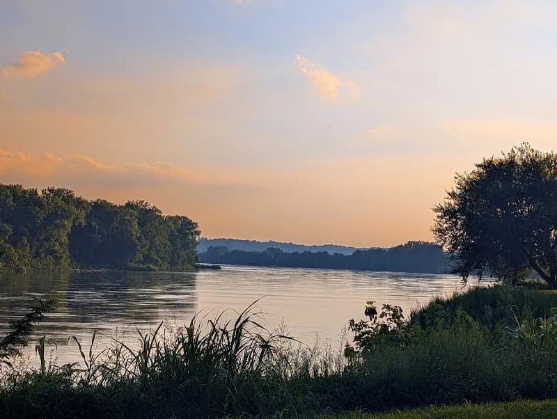 View of English Landing Park in Parkville, MO