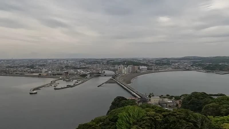View of Enoshima in Fujisawa, Kanagawa