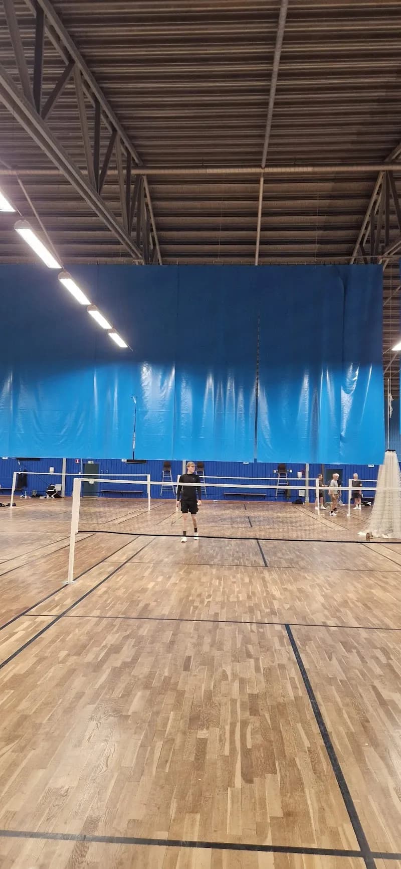 View of Enskede Rackethall in Enskede, Stockholm